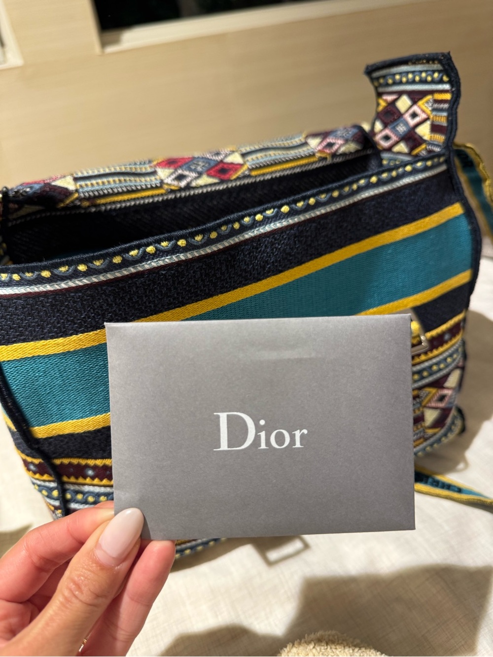 Christian Dior Diorcamp Embroidered Messenger Bag - Picture 11 of 12